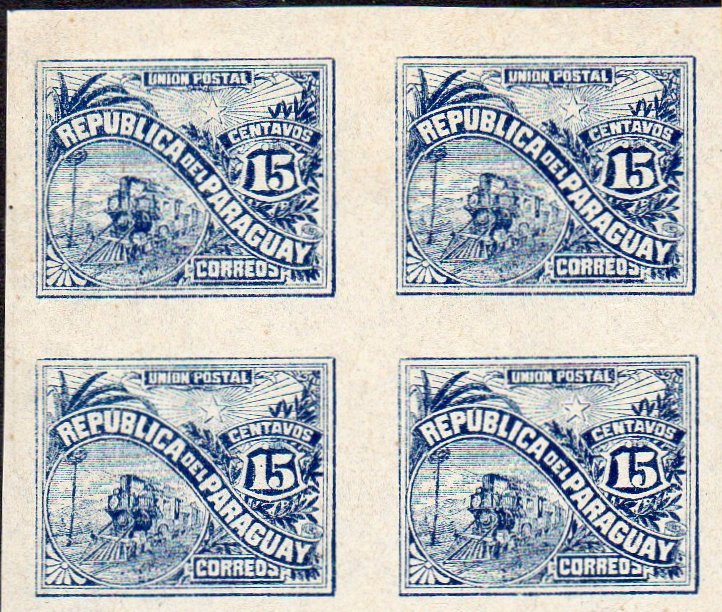 Paraguay 1886 Official First Printing feature